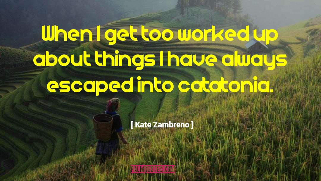 Catatonia quotes by Kate Zambreno