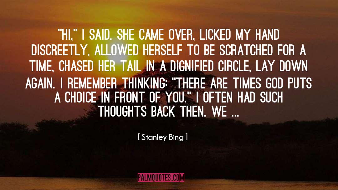 Catch My Thoughts quotes by Stanley Bing