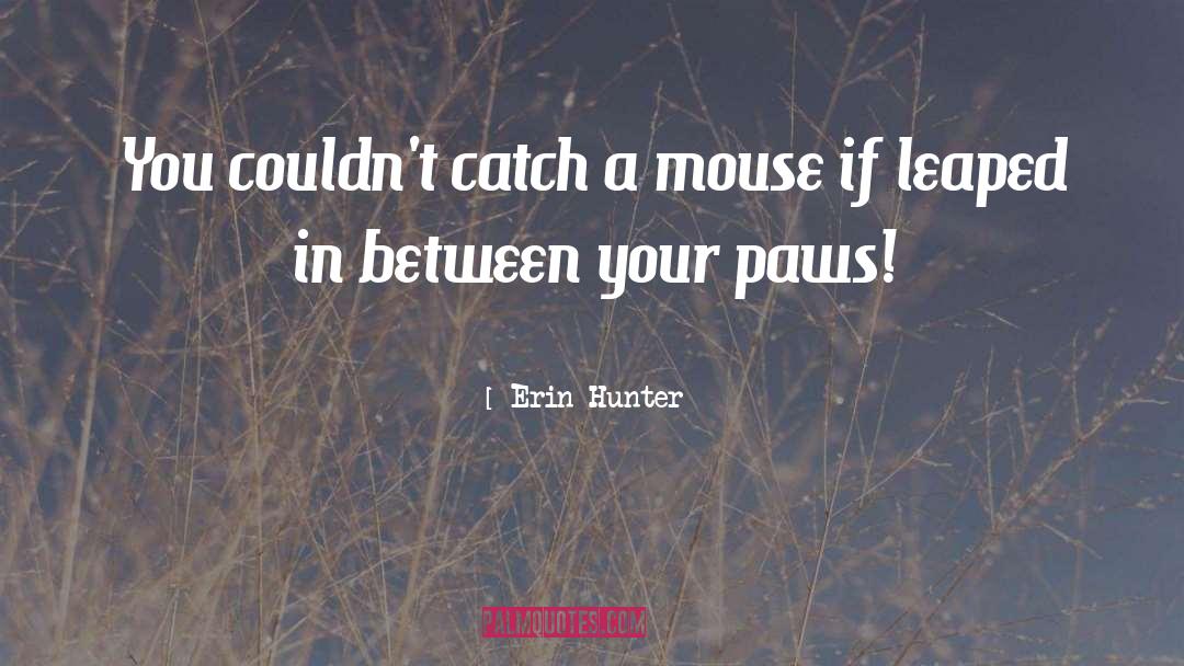 Catch quotes by Erin Hunter