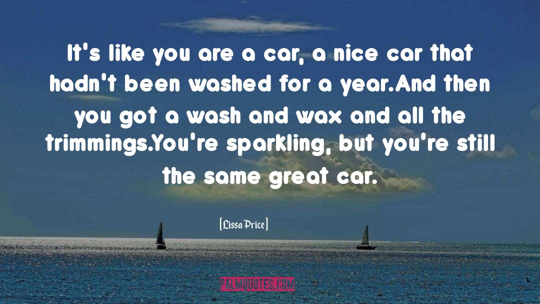 Catchy Car Wash quotes by Lissa Price