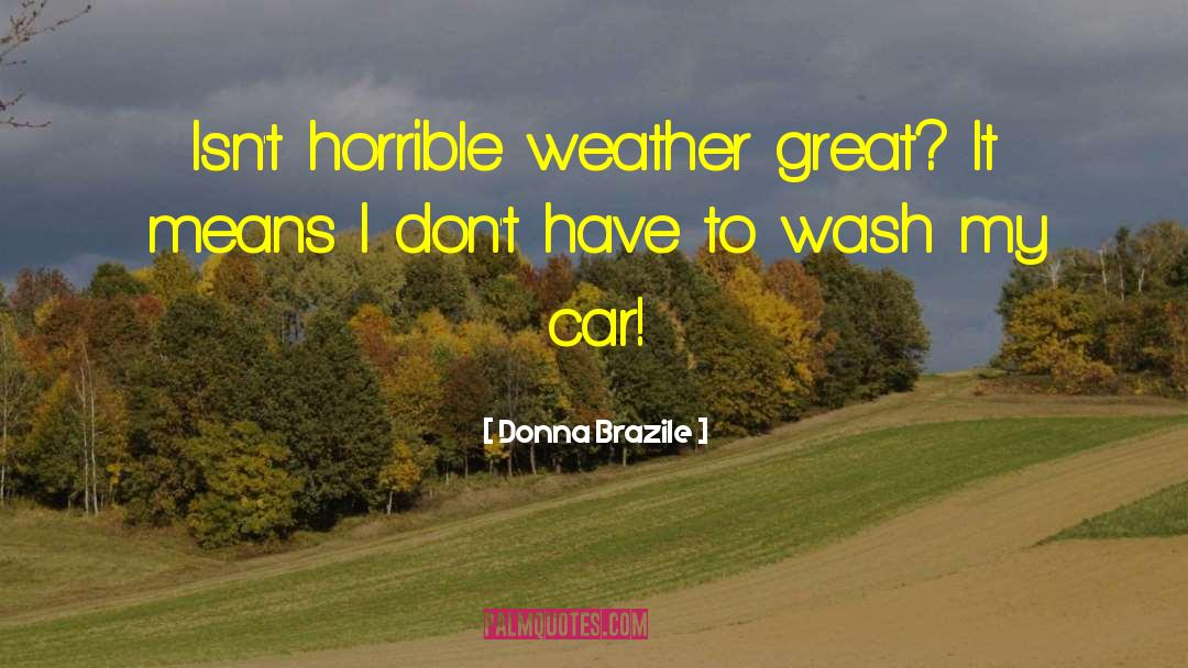 Catchy Car Wash quotes by Donna Brazile