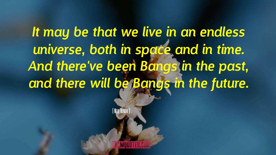 Catchy Space quotes by Neil Turok
