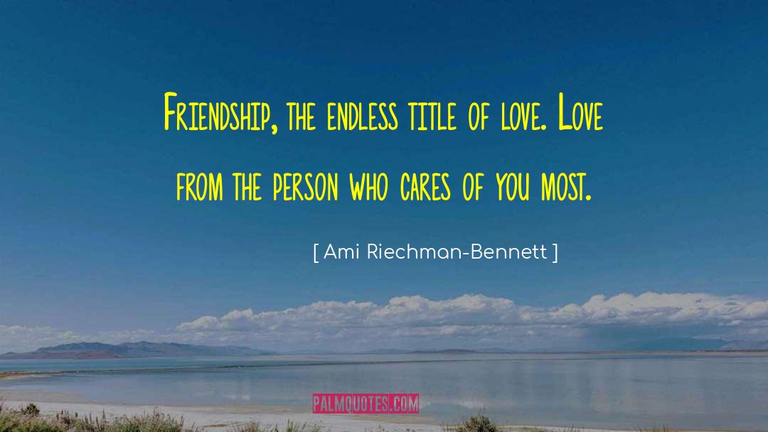 Catchy Title quotes by Ami Riechman-Bennett