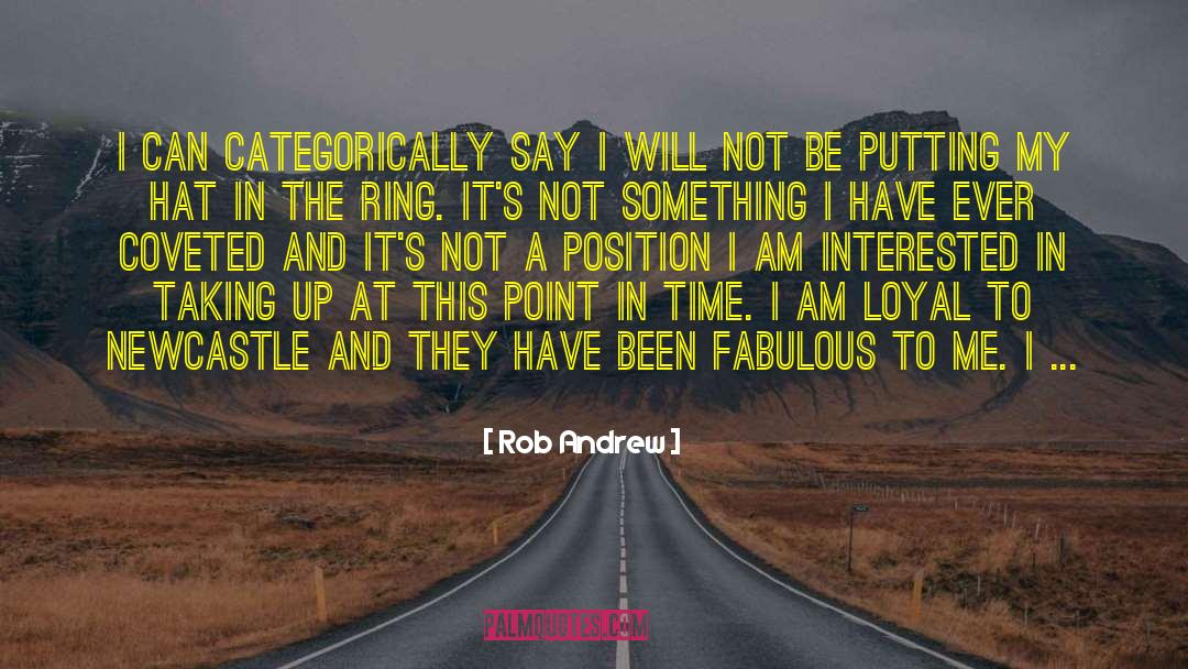 Categorically quotes by Rob Andrew