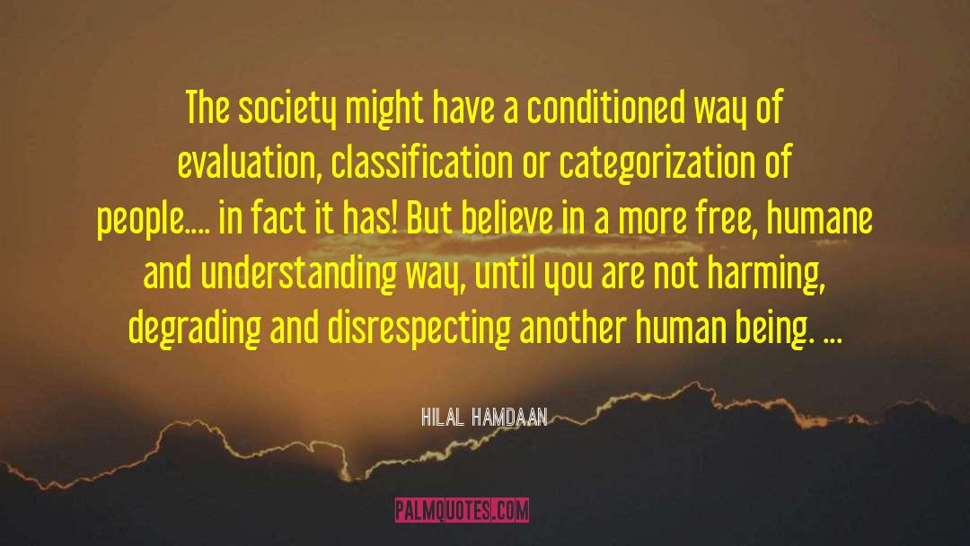 Categorization quotes by Hilal Hamdaan