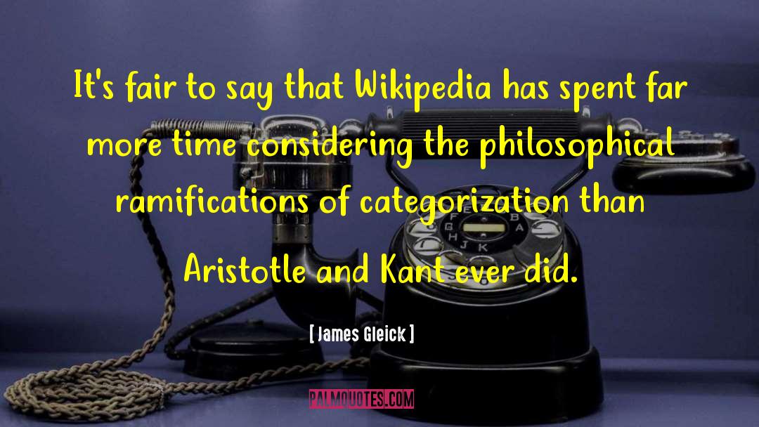 Categorization quotes by James Gleick