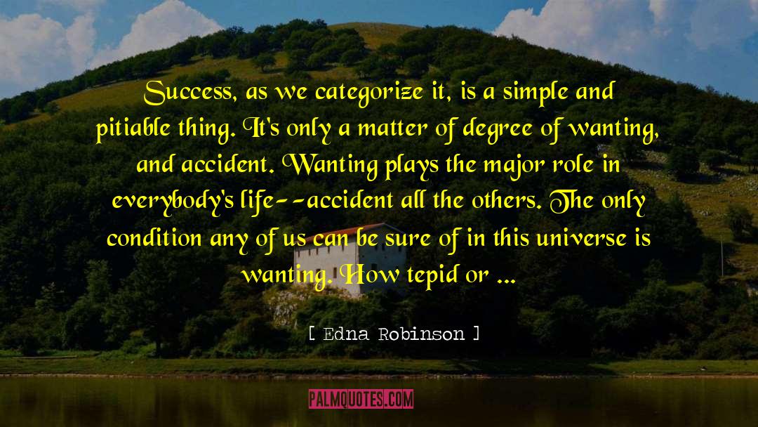 Categorize quotes by Edna Robinson