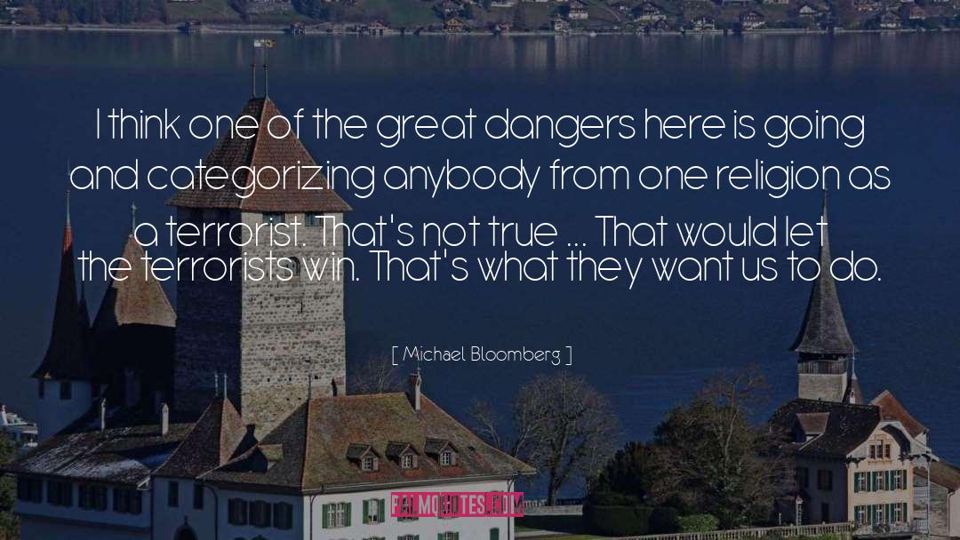 Categorizing quotes by Michael Bloomberg