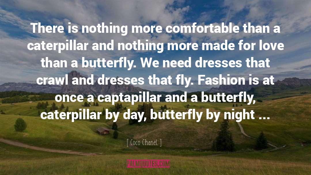 Caterpillar Blook quotes by Coco Chanel