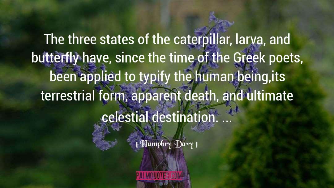 Caterpillar quotes by Humphry Davy