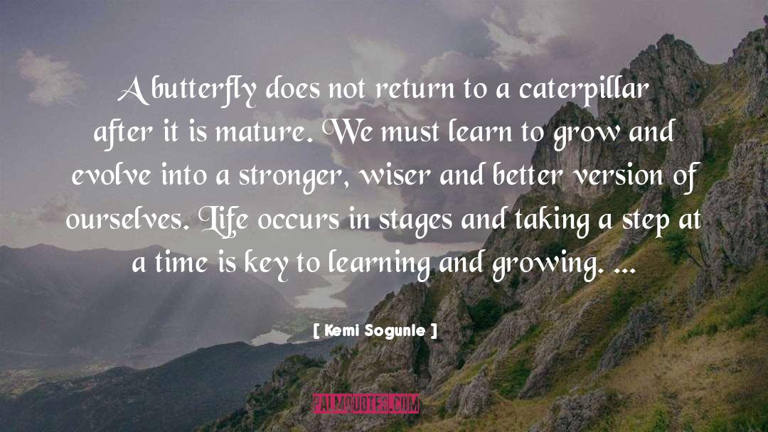 Caterpillar quotes by Kemi Sogunle