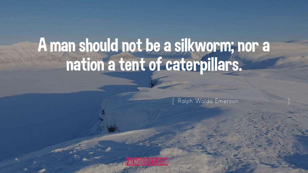 Caterpillars quotes by Ralph Waldo Emerson