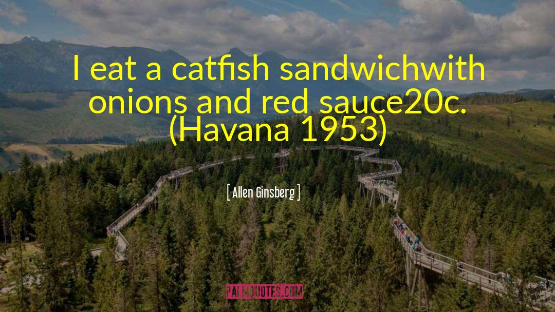Catfish quotes by Allen Ginsberg