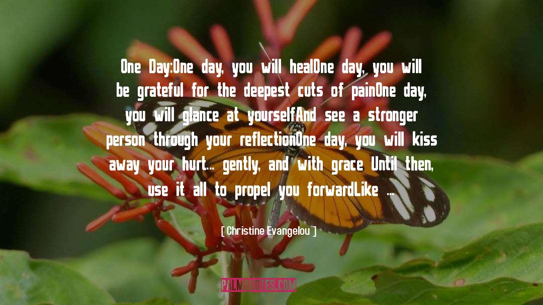 Cathartic Experience quotes by Christine Evangelou