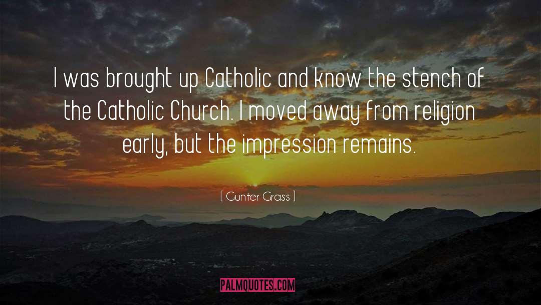 Catholic Church quotes by Gunter Grass