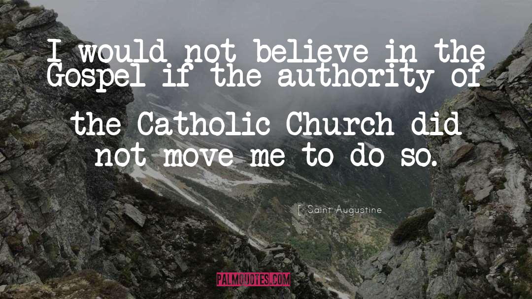Catholic Church quotes by Saint Augustine