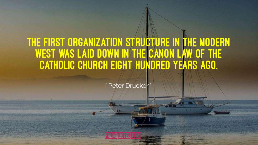 Catholic Church quotes by Peter Drucker