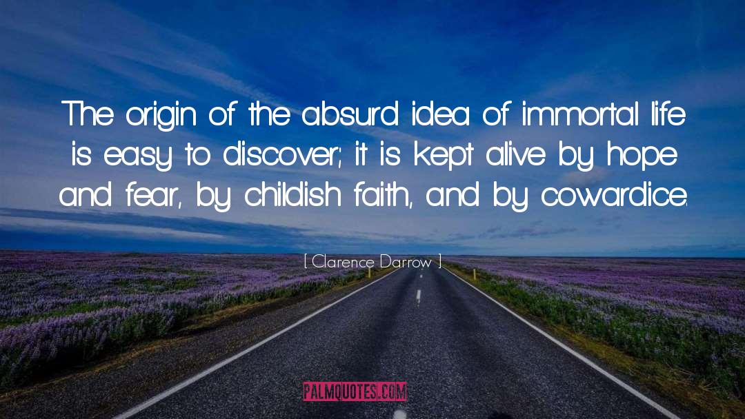 Catholic Faith quotes by Clarence Darrow