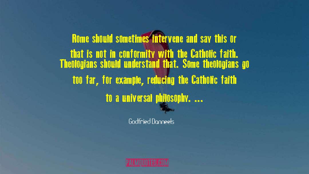 Catholic Faith quotes by Godfried Danneels