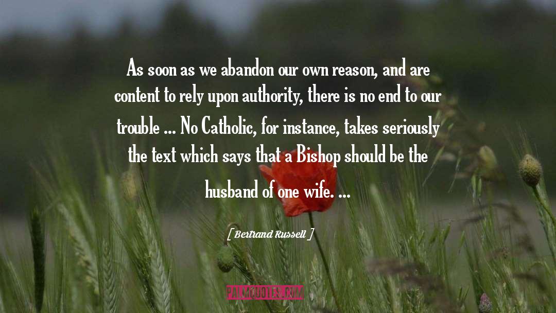Catholic Schools quotes by Bertrand Russell