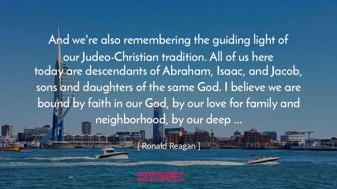 Catholic Tradition quotes by Ronald Reagan