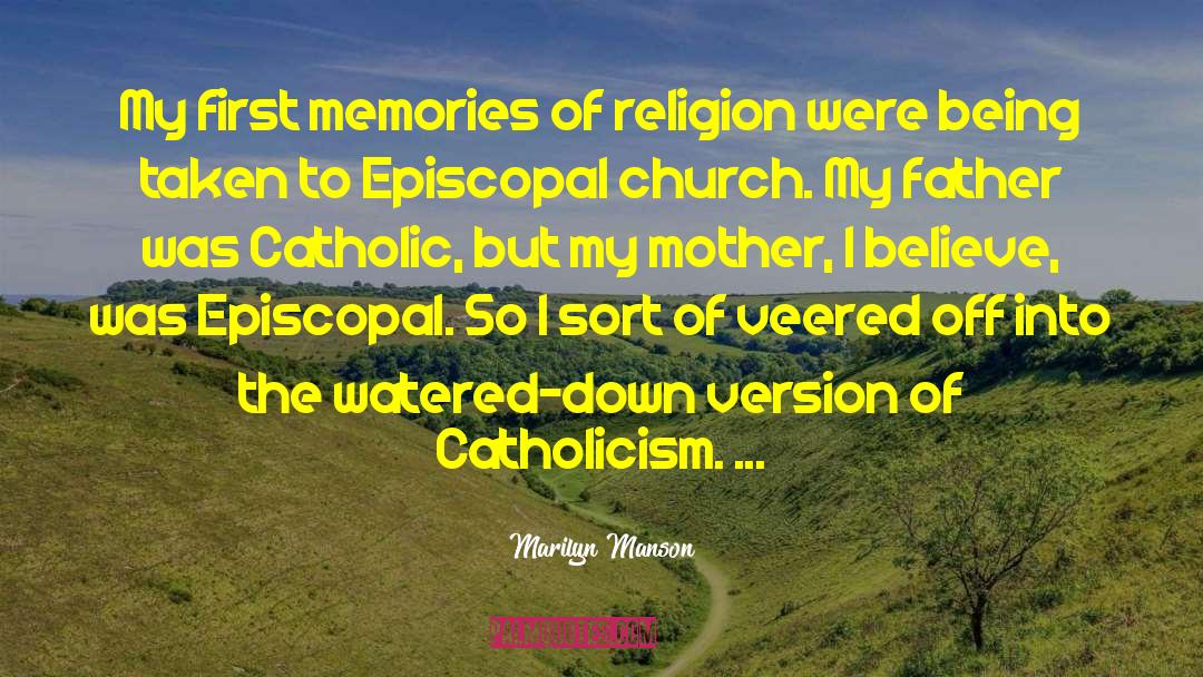 Catholicism quotes by Marilyn Manson