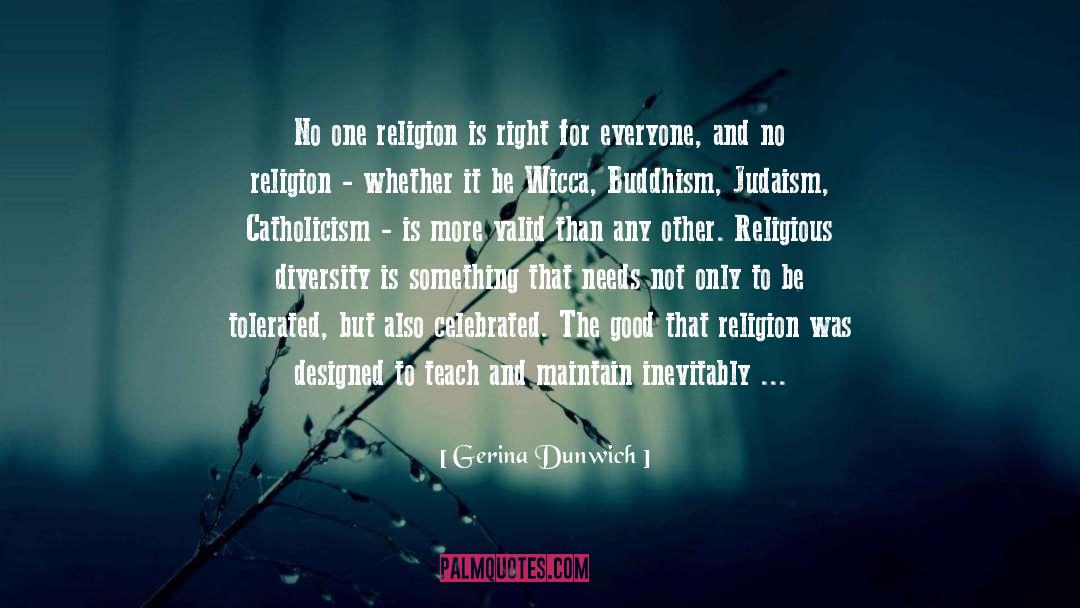 Catholicism quotes by Gerina Dunwich