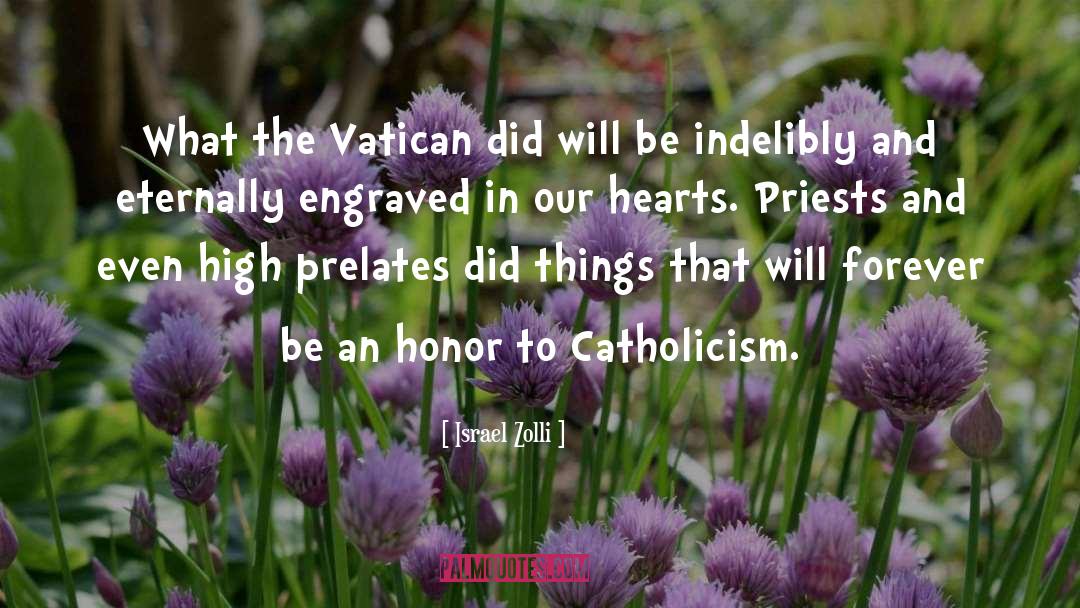 Catholicism quotes by Israel Zolli