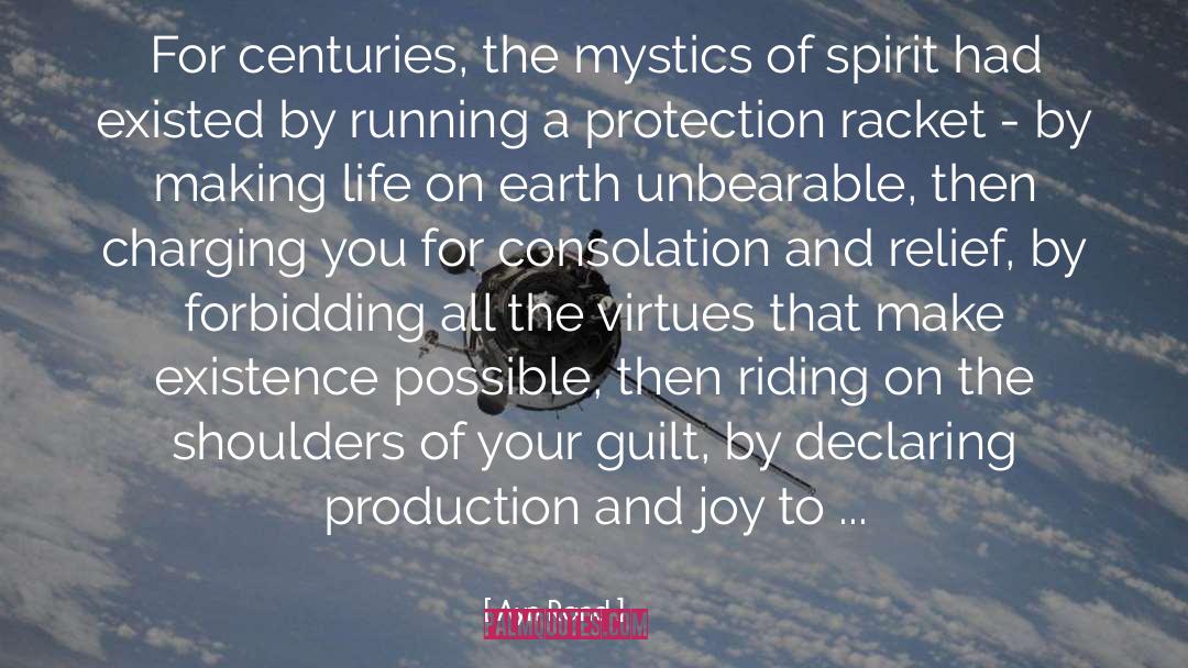 Catholicismm Mystics quotes by Ayn Rand