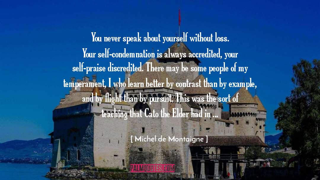 Cato quotes by Michel De Montaigne