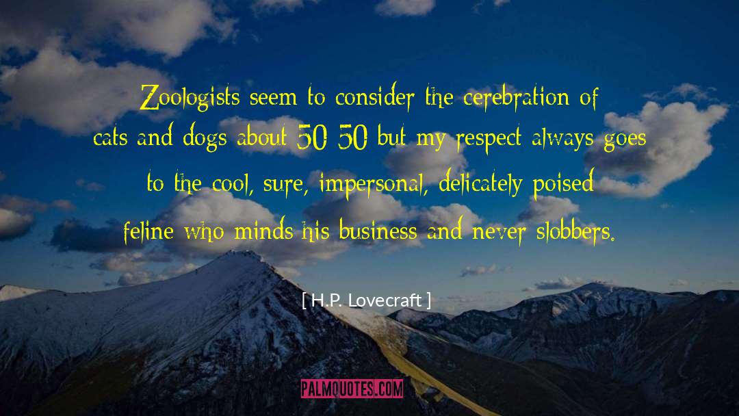 Cats And Dogs quotes by H.P. Lovecraft