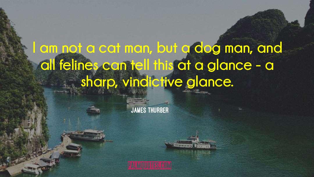 Cats Humor quotes by James Thurber