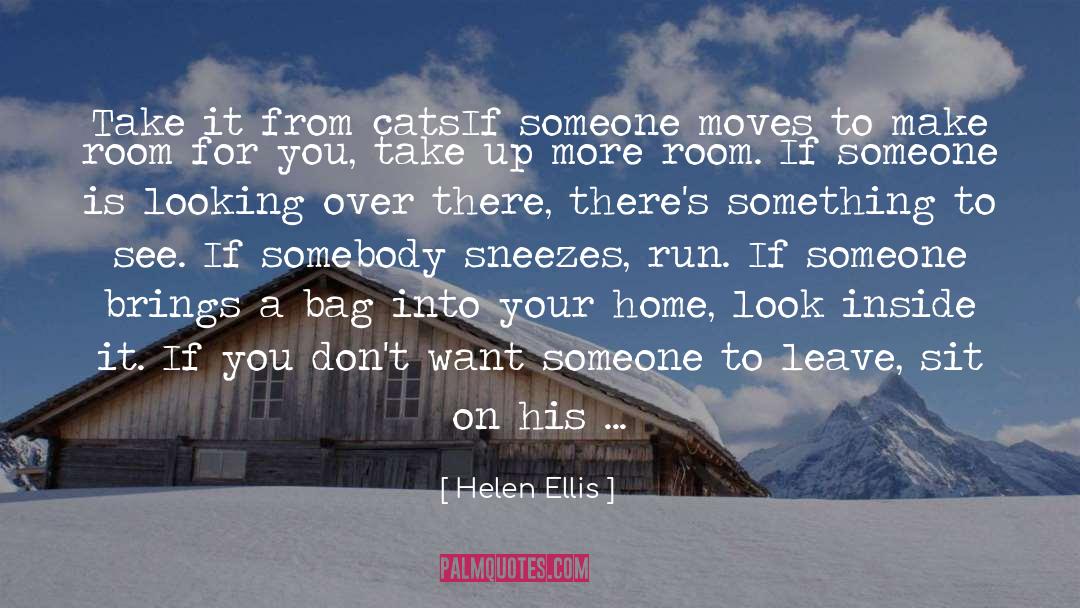 Cats Humor quotes by Helen Ellis