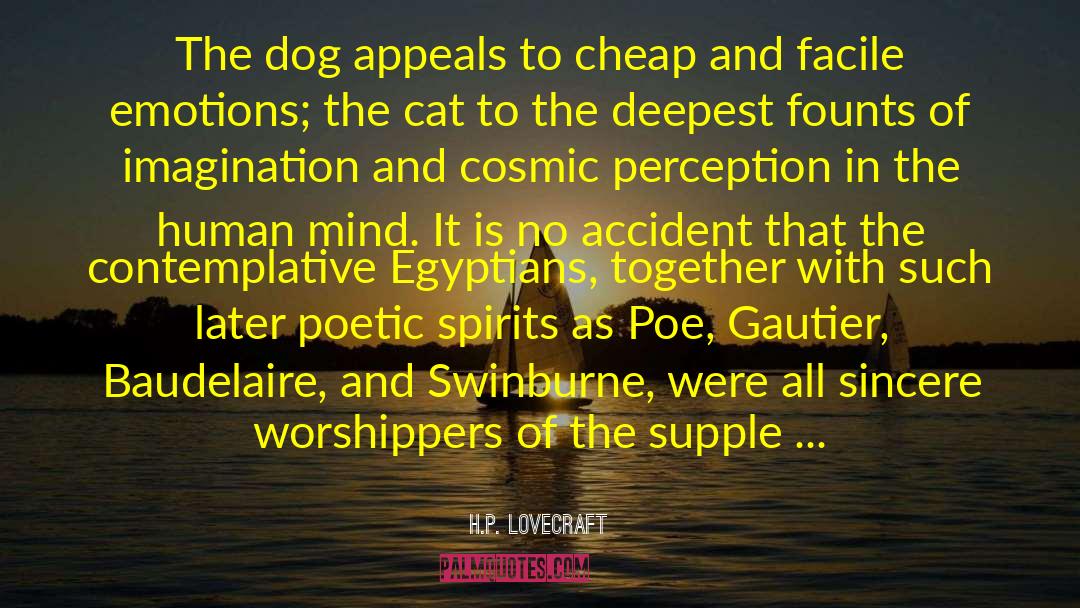 Cats Vs Dogs quotes by H.P. Lovecraft