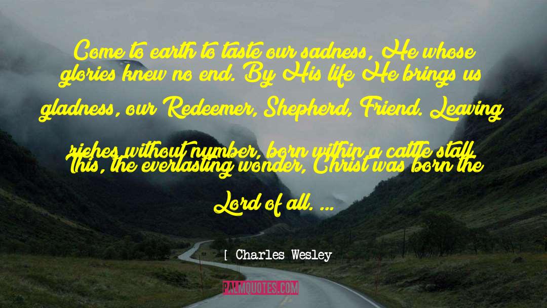 Cattle quotes by Charles Wesley