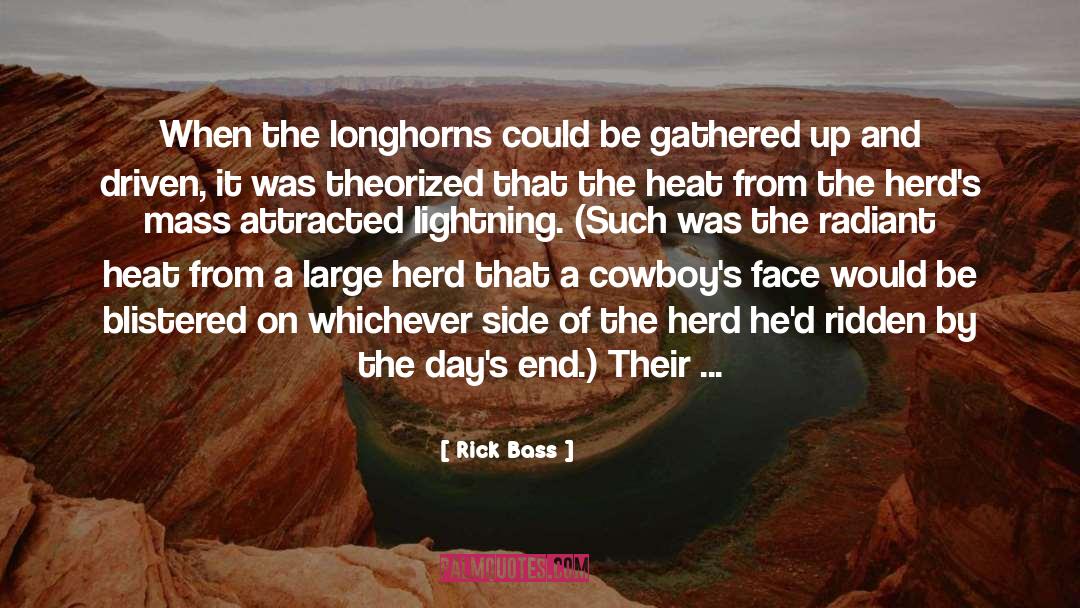 Cattle quotes by Rick Bass