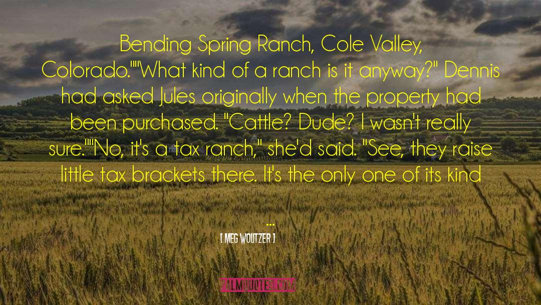 Cattle quotes by Meg Wolitzer