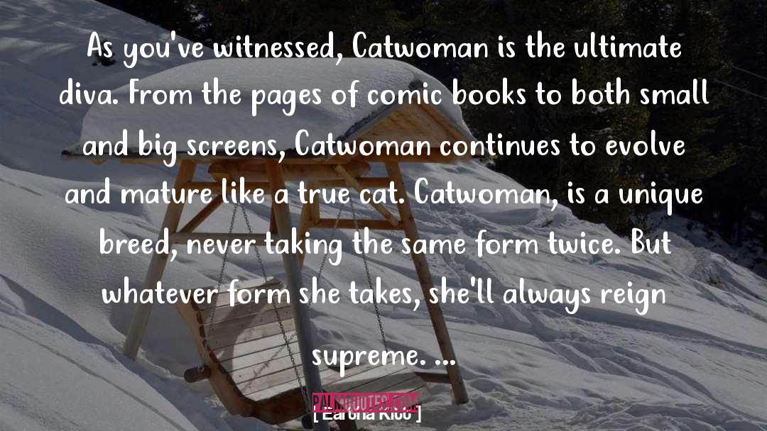 Catwoman quotes by Eartha Kitt