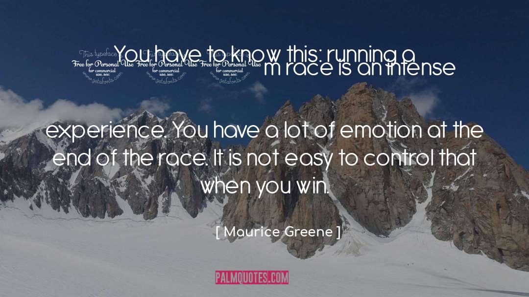 Caucasian Race quotes by Maurice Greene