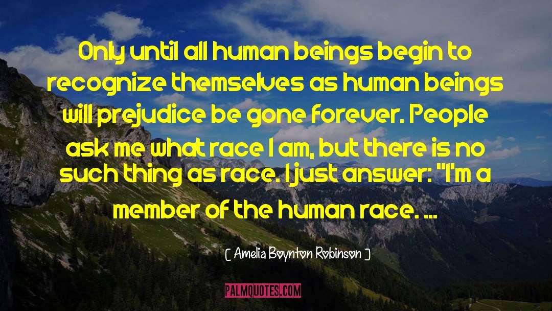 Caucasian Race quotes by Amelia Boynton Robinson