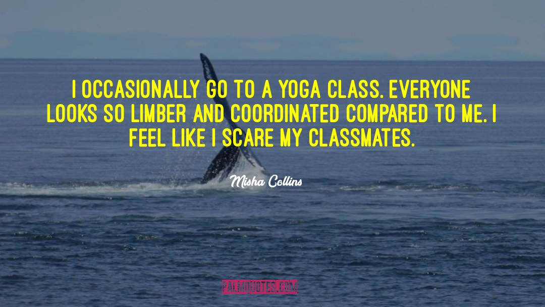 Caucasian Yoga quotes by Misha Collins