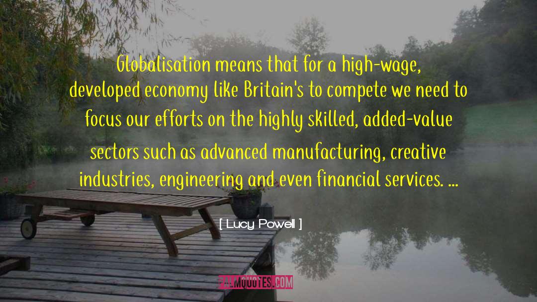 Cauffiel Industries quotes by Lucy Powell