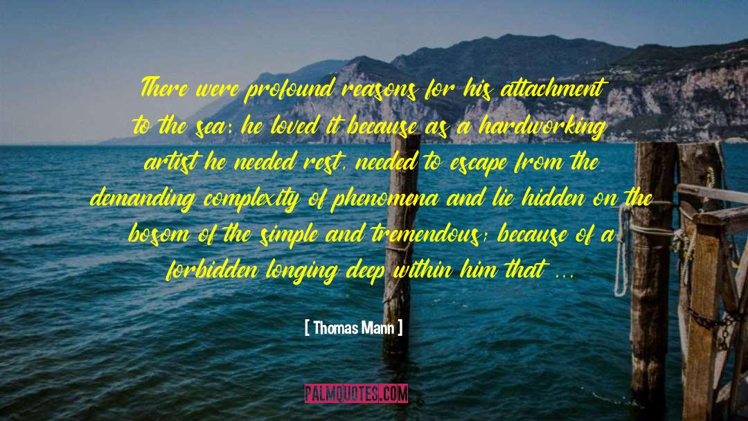 Caught In A Lie quotes by Thomas Mann