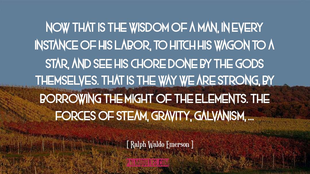 Caught In His Gravity quotes by Ralph Waldo Emerson