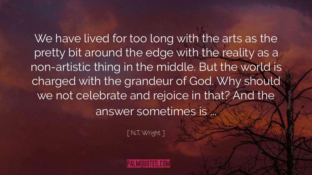 Caught In The Middle quotes by N.T. Wright
