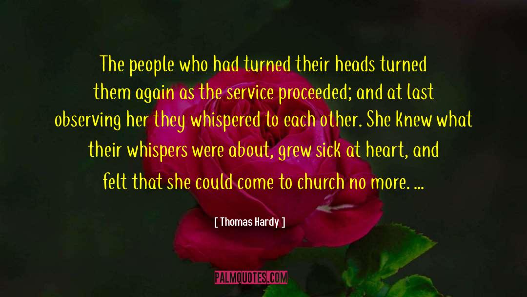 Caulders Service quotes by Thomas Hardy