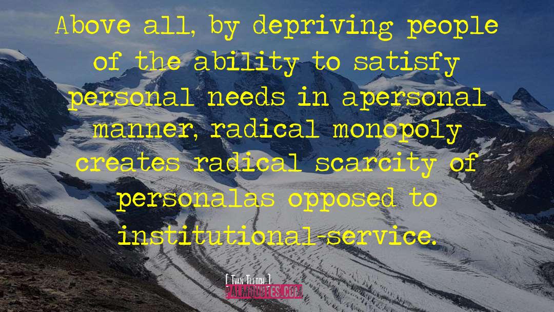 Caulders Service quotes by Ivan Illich