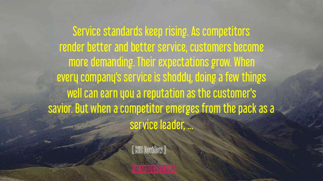 Caulders Service quotes by Bill Davidow