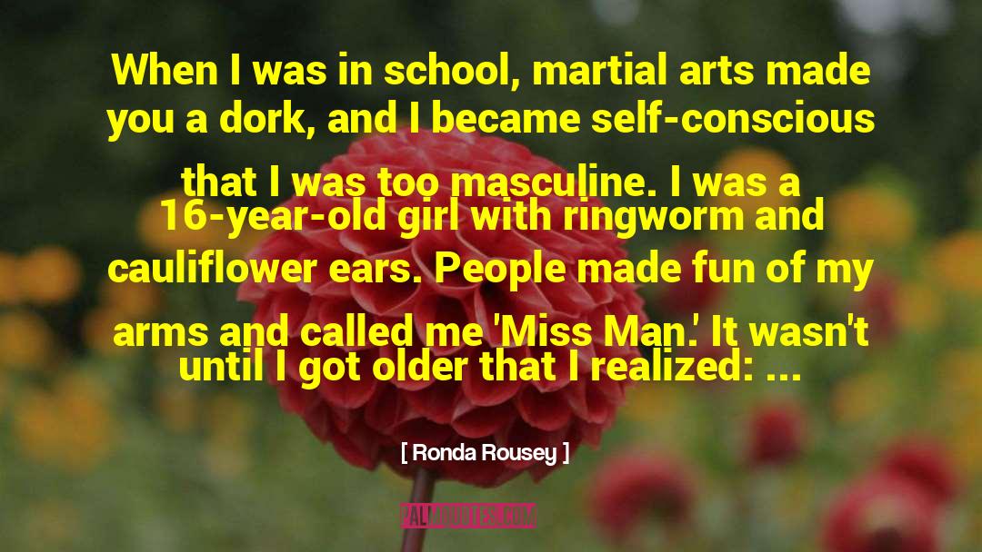 Cauliflower quotes by Ronda Rousey
