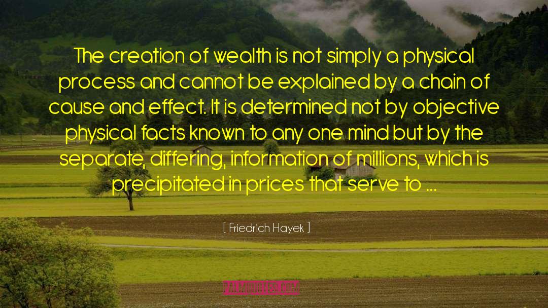 Cause And Effect quotes by Friedrich Hayek